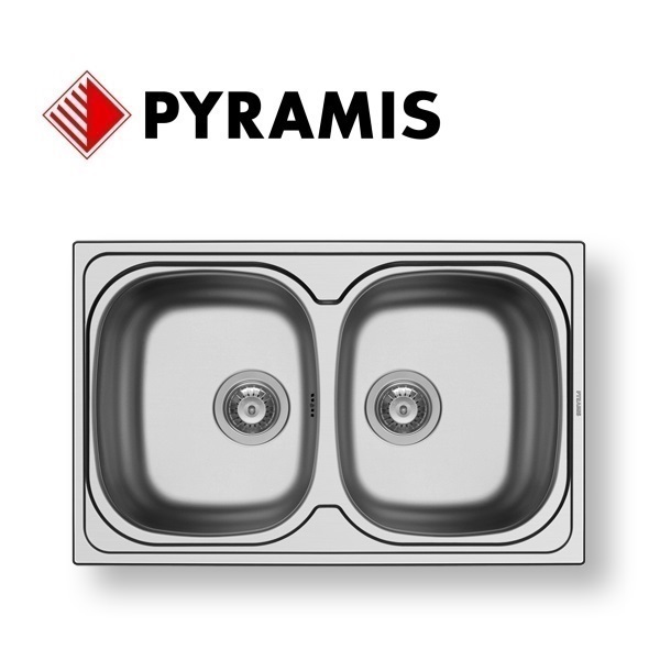 PYRAMIS 100132801 PYRAMIS SPARTA FREG.2C 79x50x15 INOX