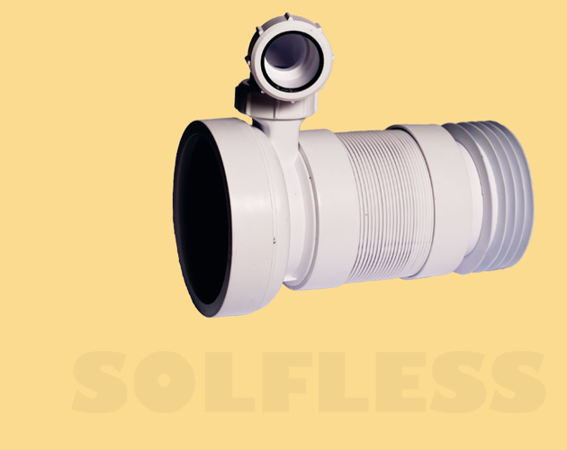 SOLFLESS 3132 SOLFLESS CONEXION INODORO EXTENSIBLE C/toma 40mm THURSO 230 A 440 3132