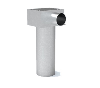 FIG ST1x75C FIG SALIDA VERTICAL (TECHO) ENTRADA 75x125    ST1x75C