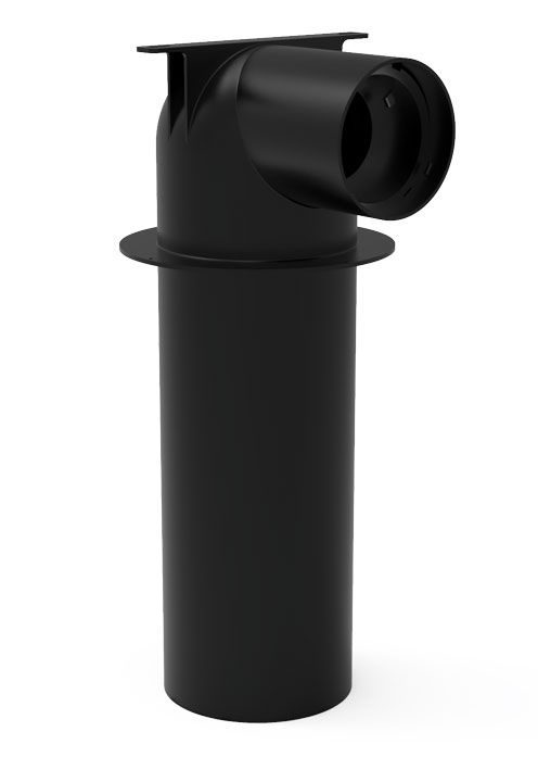 FIG STL1x7590 FIG SALIDA VERTICAL (TECHO) ENTRADA 75x125 PLÁSTICO    STL1x7590