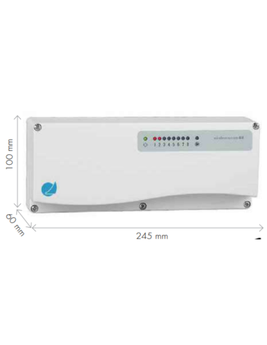 ISOLTUBEX SALI01 ISOLT.S.RAD.CAJA CONEX.8 CANALES+CONTROL BOMBA 230V INALÁMB. SALI 01