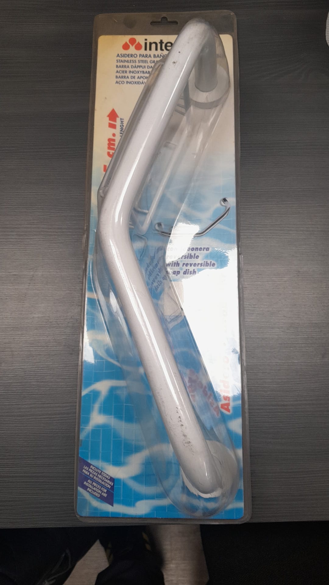 INTERBATH 20000302 I.BATH ASA ANGULAR 46cm BL C/JABONERA  20000302