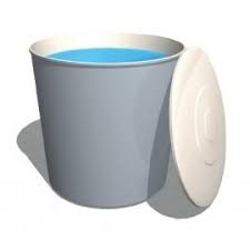 INYECTEC 130200100 DEPOSITO AGUA CILINDRICO C/TAPA  100lts POLIESTER Diam. 0,78 x Alt 0,535