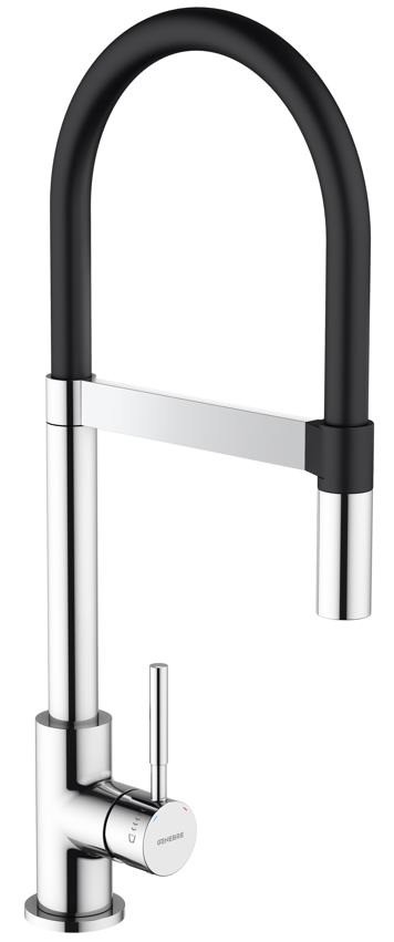 GENEBRE 65705 18 45 66 GENEBRE TAU MONOMANDO FREGADERO 3 VÍAS UN SOLO MANDO CAÑO FLEX. 65705 18 45 66