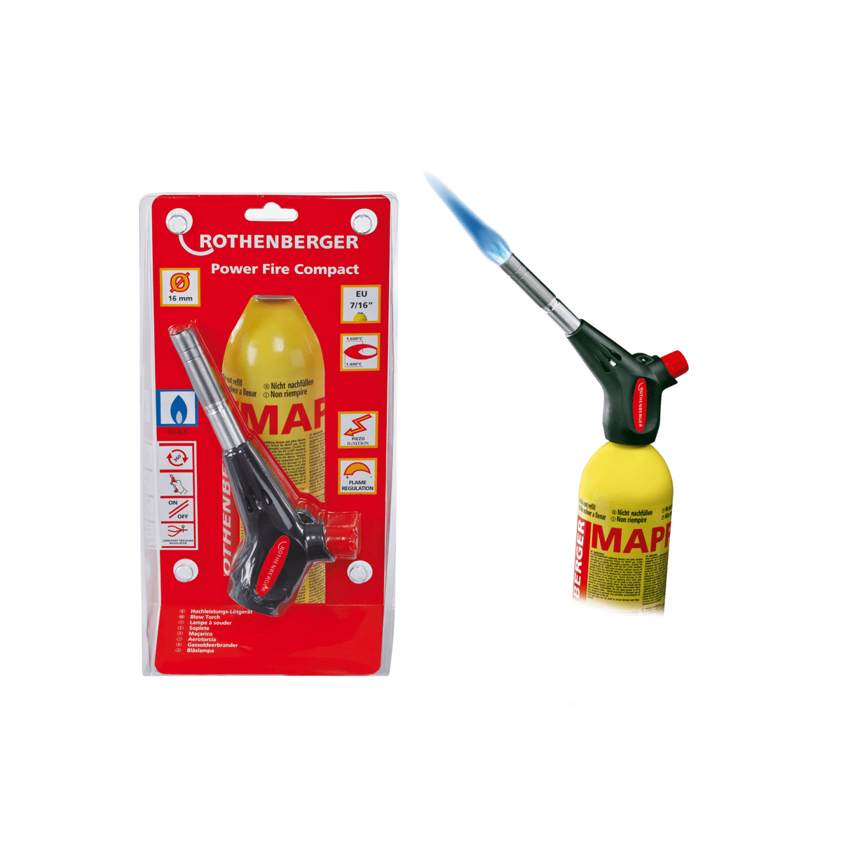 ROTHENBERGER 254709016 ROTHEN. SOPLETE POWERFIRE+BOT.  3.5427*