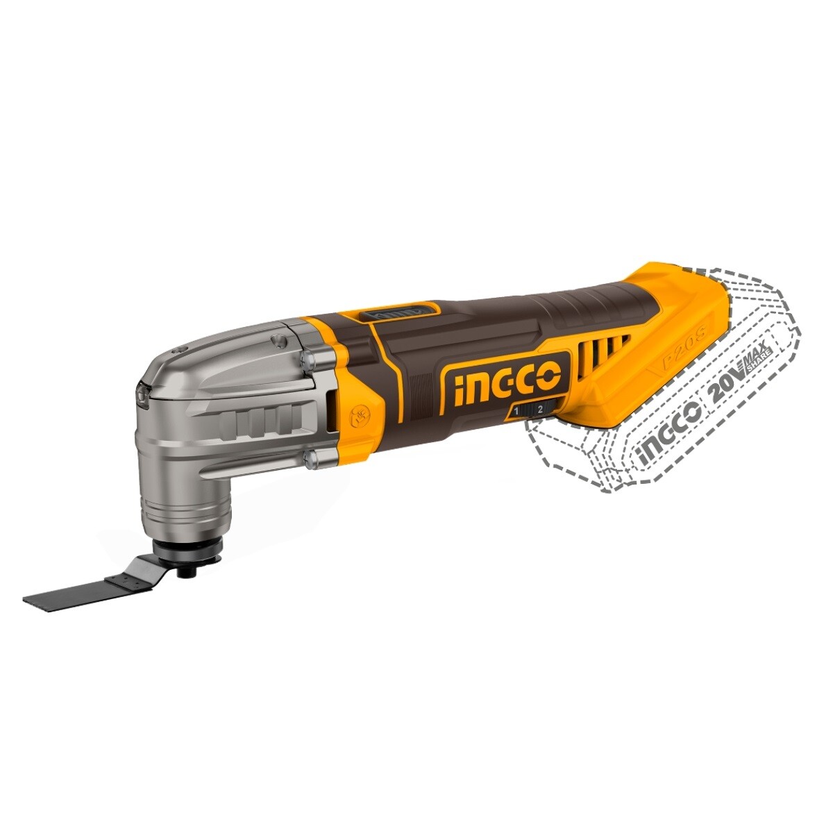 INGCO CMLI2022 INGCO MULTIHERRAMIENTA INALAMBRICA  (Sin cargador ni batería)  0360