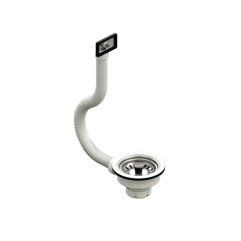 ALIAXIS 014037 JIMTEN S-237 11/2x115mm VALV. Fregadero Cesta Inox C/Rebosadero rectang y redond.  014037